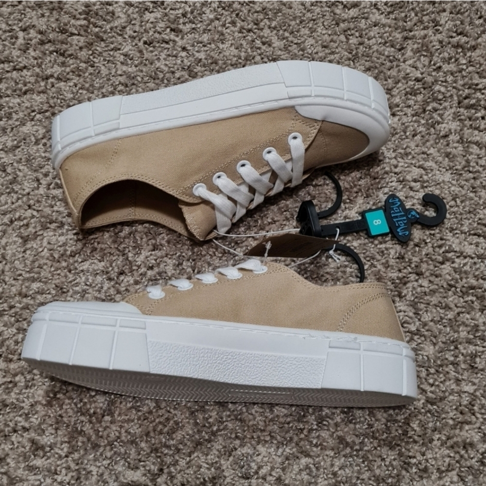 Mad Love Fran Apparel Sneakers,Color Tan Sz,Various